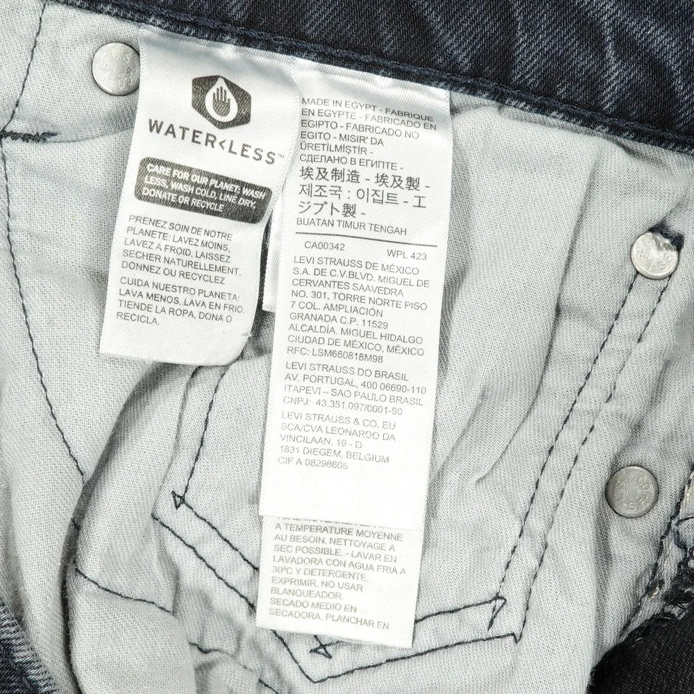 Levis 511 Jeans Mens 31x28 Blue Slim Fit Tapered Leg Stretch Denim Dark Wash